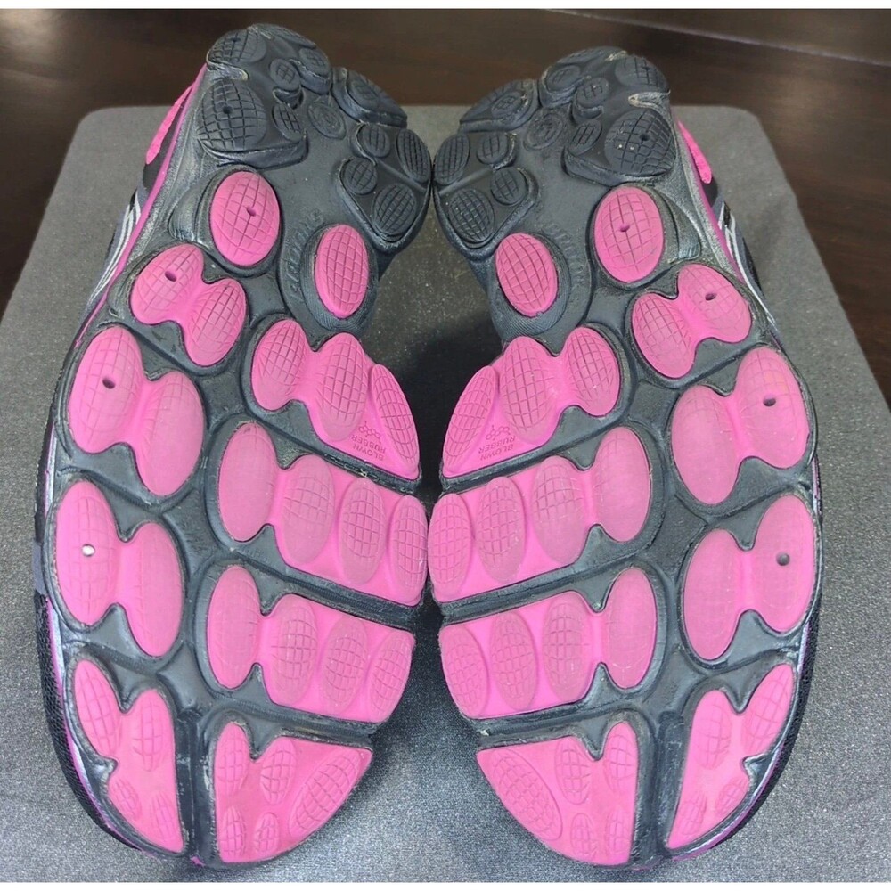 Brooks Women's  10 Pure Flow 3 Running Shoes in Black and Pink - Picture 5 of 6